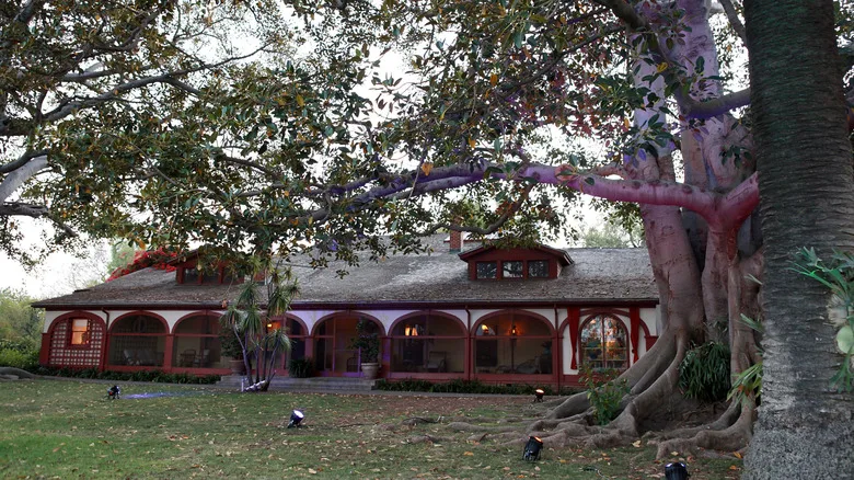 exterior of Rancho Los Alamitos