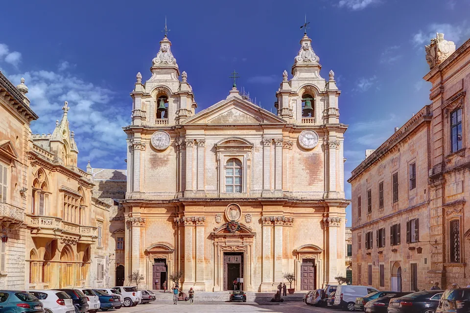 st pauls cathedral in mdina