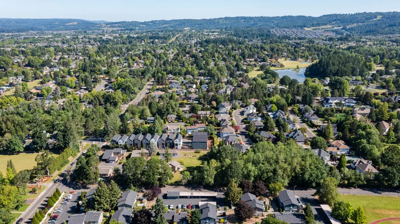 another overhead shot of Cedar Mill, Oregon