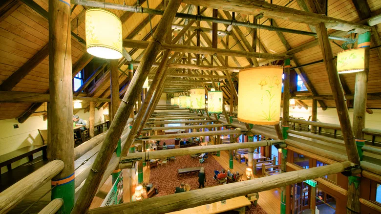 Paradise Inn's exposed timber beams add to its charm