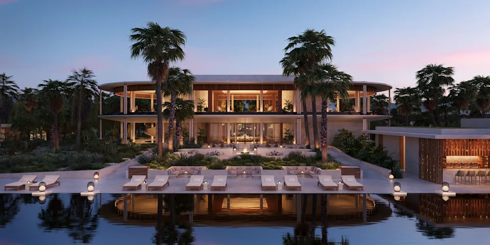 At Amanvari, elevated casitas blur the line between indoors and out, capturing expansive views of the Sea of Cortéz and the Sierra de la Laguna.