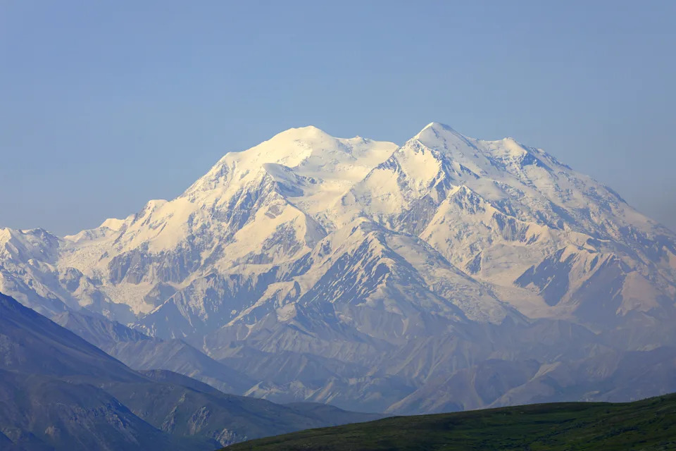 At 6140 meters, Mt Denali or Mt Kinley,  is North America's highest peak