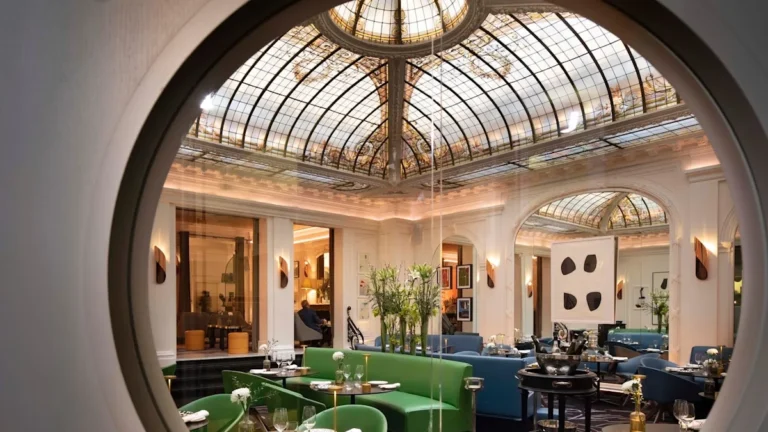 Gustave Eiffel May Be Famous for the Eiffel Tower, but His Quiet Work on Hotel Vernet’s Stained Glass Ceiling Is a Hidden Gem in Paris