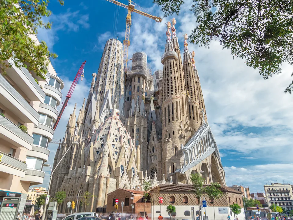 La Sagrada Familia in Barcelona.