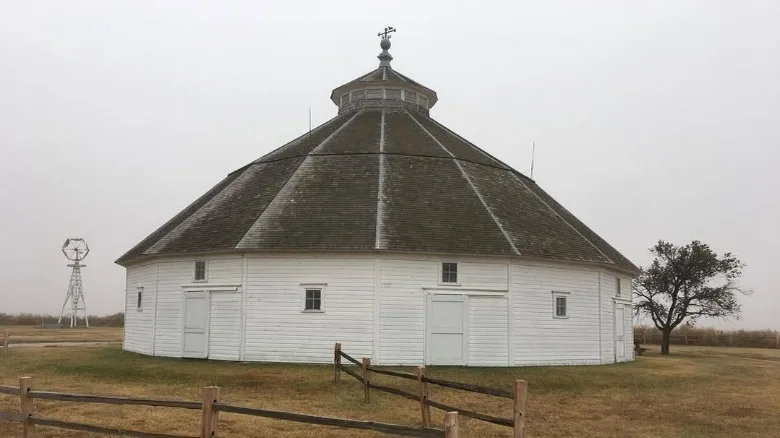Fromme-Birney Round Barn in Mullinville, Kansas