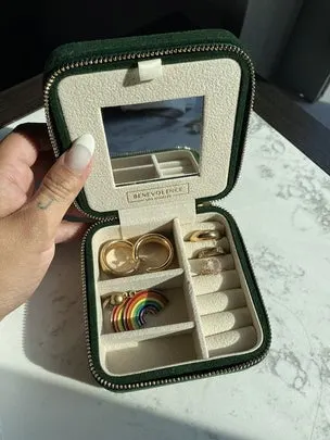 A travel jewelry case