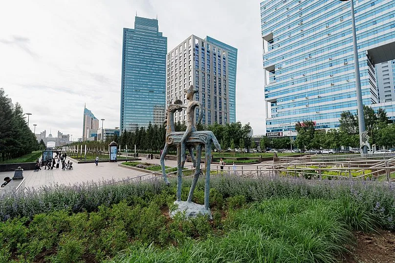 Astana's Nurly Zhol Boulevard is the perfect place for a leisurely stroll.