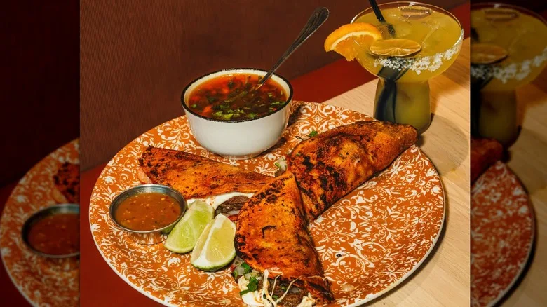A plate of food from La Capital MX restaurant