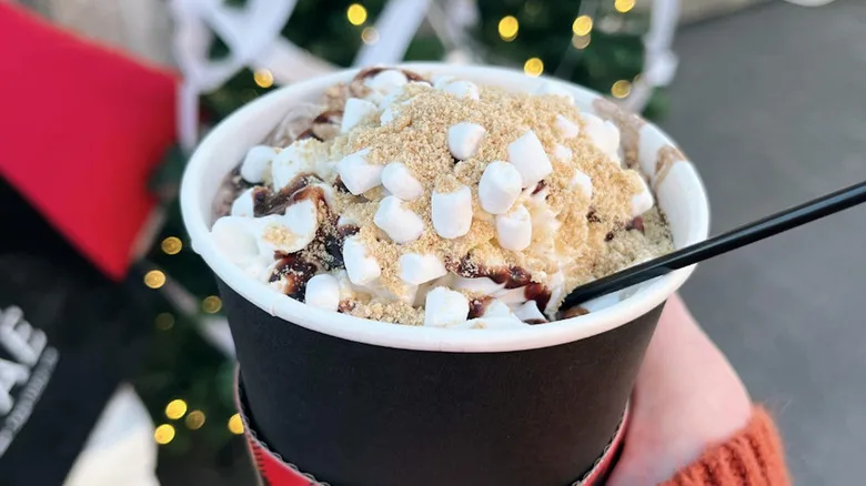 A decadent hot chocolate at the Cherry Creek Holiday Market