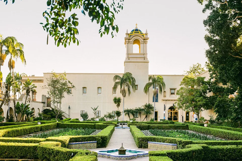 Chelsea Loren/Travel + Leisure Alcazar Garden in San Diego's Balboa Park.