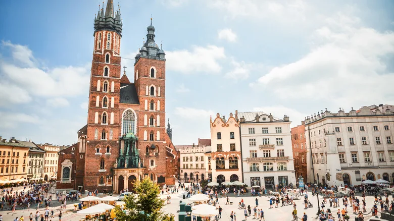 Old Town in Krakow, Poland