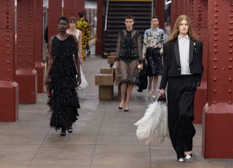 Chanel’s new showman stages an ode to NYC with star-packed runway show on a real subway platform
