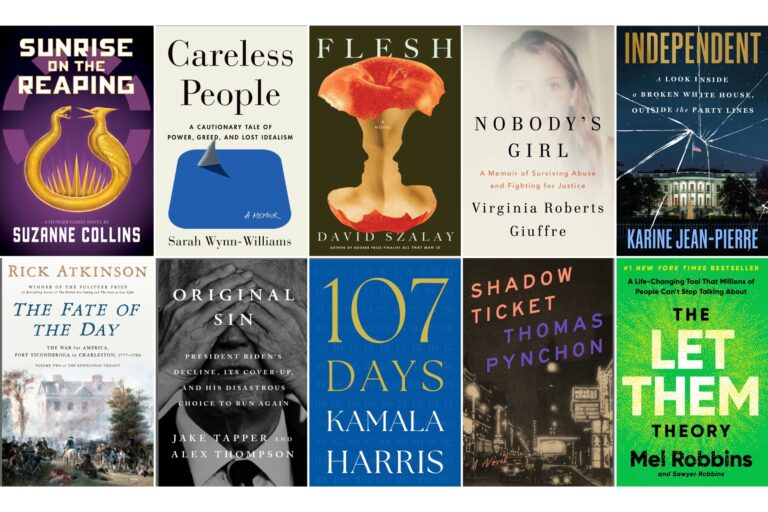 10 notable books of 2025: A posthumous memoir about Epstein, ‘Hunger Games’ and reliving 2024