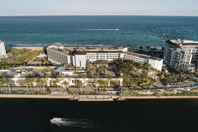 This Chic Beachfront Hotel in Boca Raton, Florida, Has a Private Beach, 3 Pools, and a Floating Fiat 500