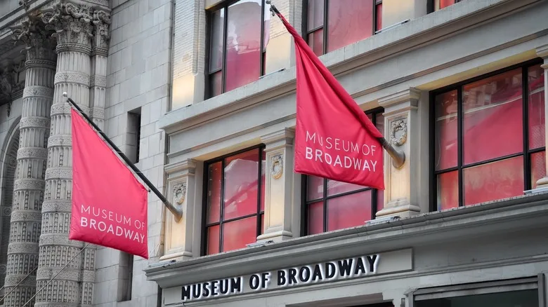 The entrance to the Museum of Broadway