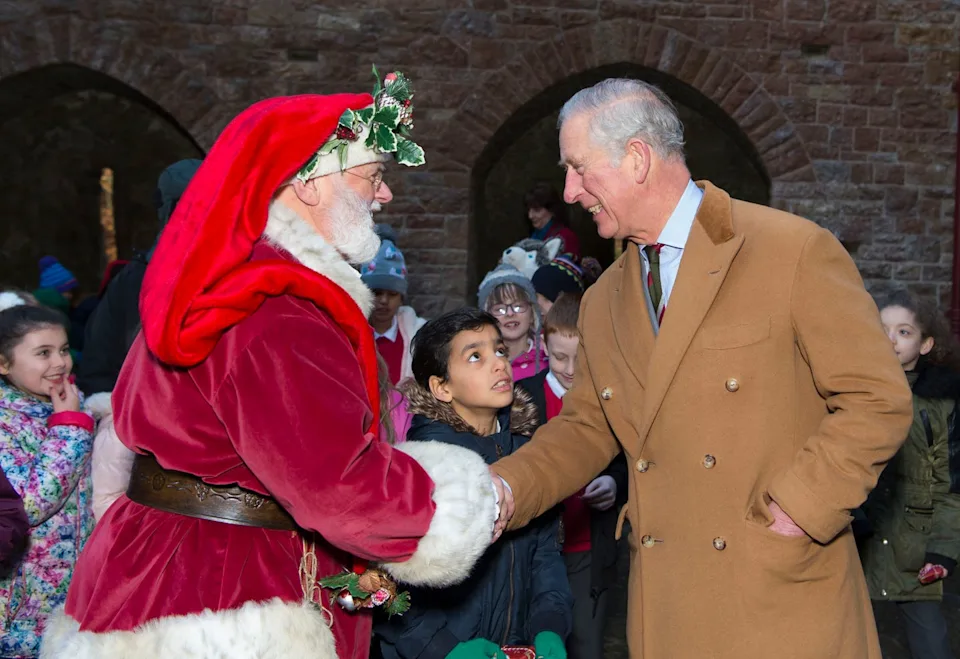 santa father christmas The Prince of Wales in Wales