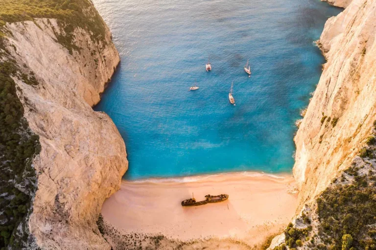 This Lesser-known Beach in Greece Was Just Named One of the Most Beautiful in Europe—and You Can Only Reach It by Boat
