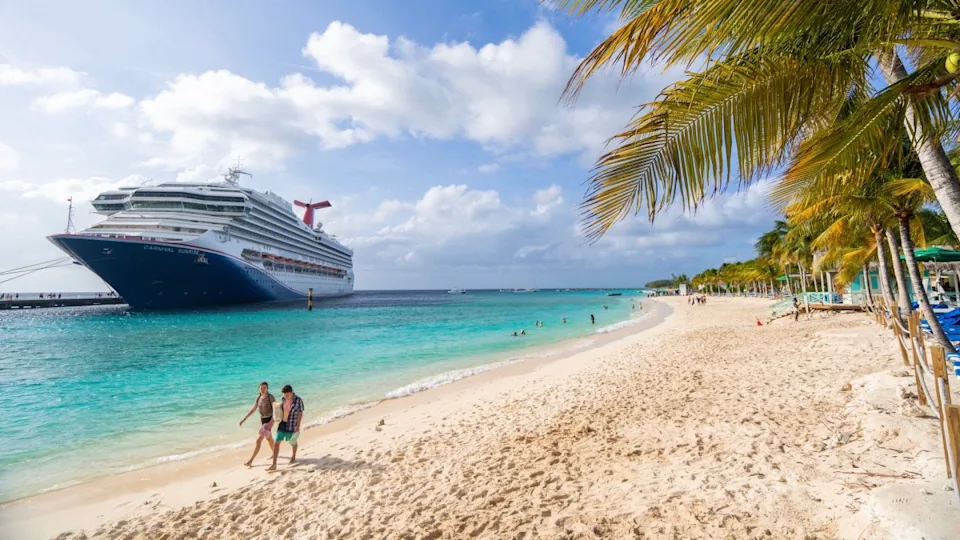 Beaches are key attractions in many Caribbean cruise ports.Image source: Carnival Corp.