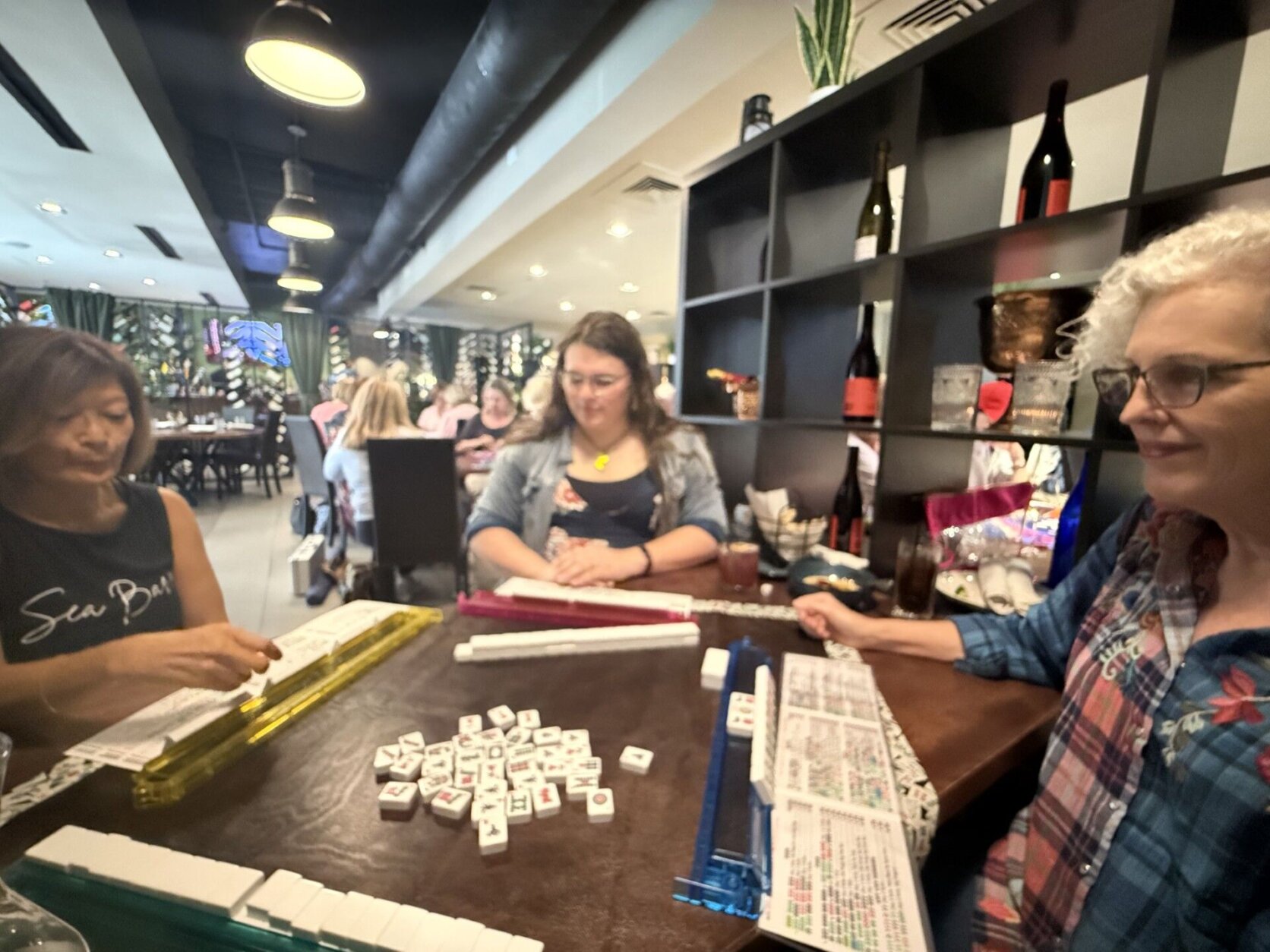 people playing mahjong