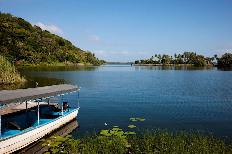 AnkNet/Getty Images Pontoon boat on Lake Nicaragua.