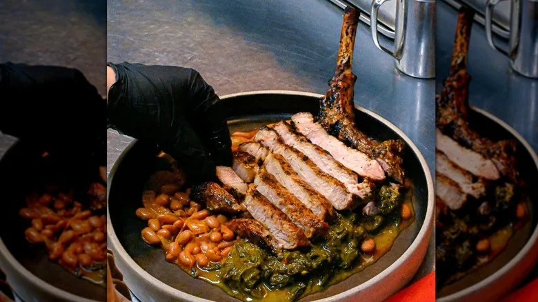 Hand-finishing a dish from Chilte in Arizona