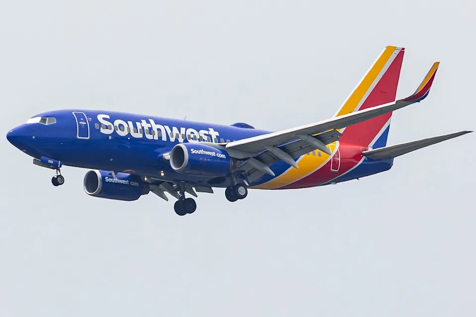 Nicolas Economou/NurPhoto via AP A Southwest Airlines plane