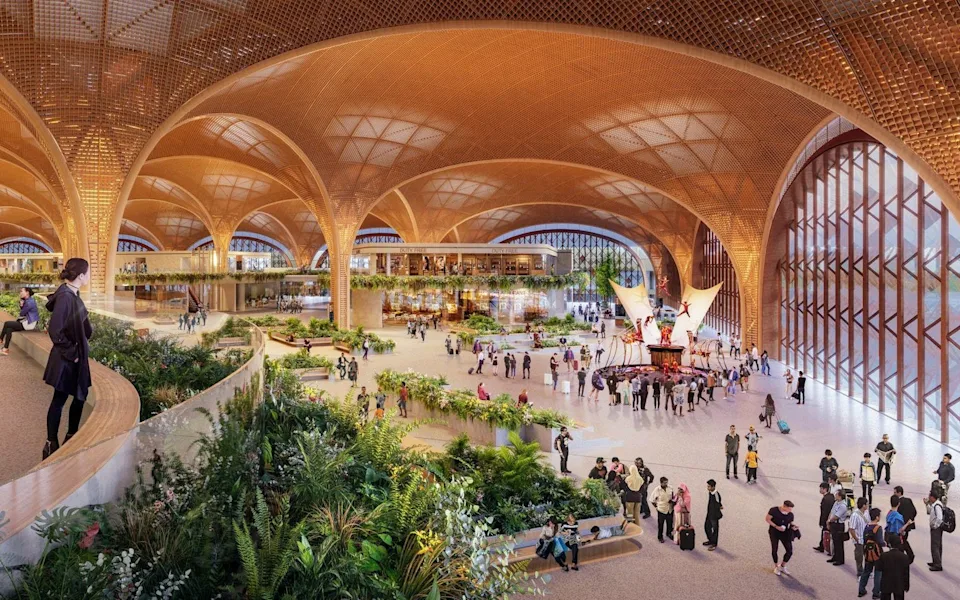 Interior of Techo International Airport