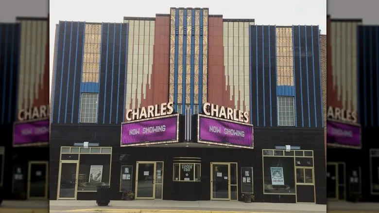 The historic Charles Theatre building