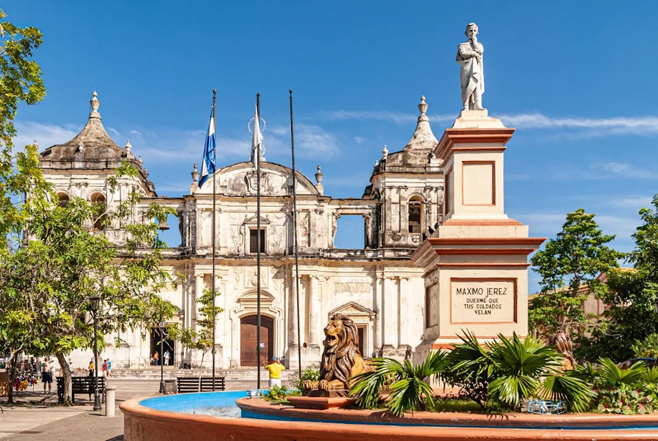 ClaudineVM/Getty Images Colonial buildings in León, Nicaragua.