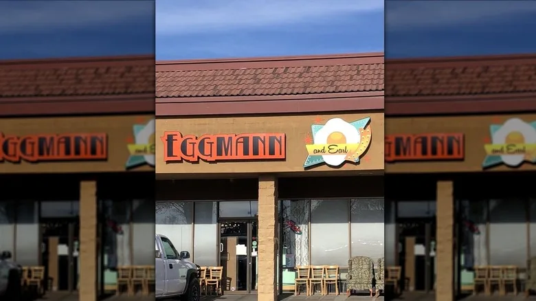 The exterior of Egg Mann and Earl