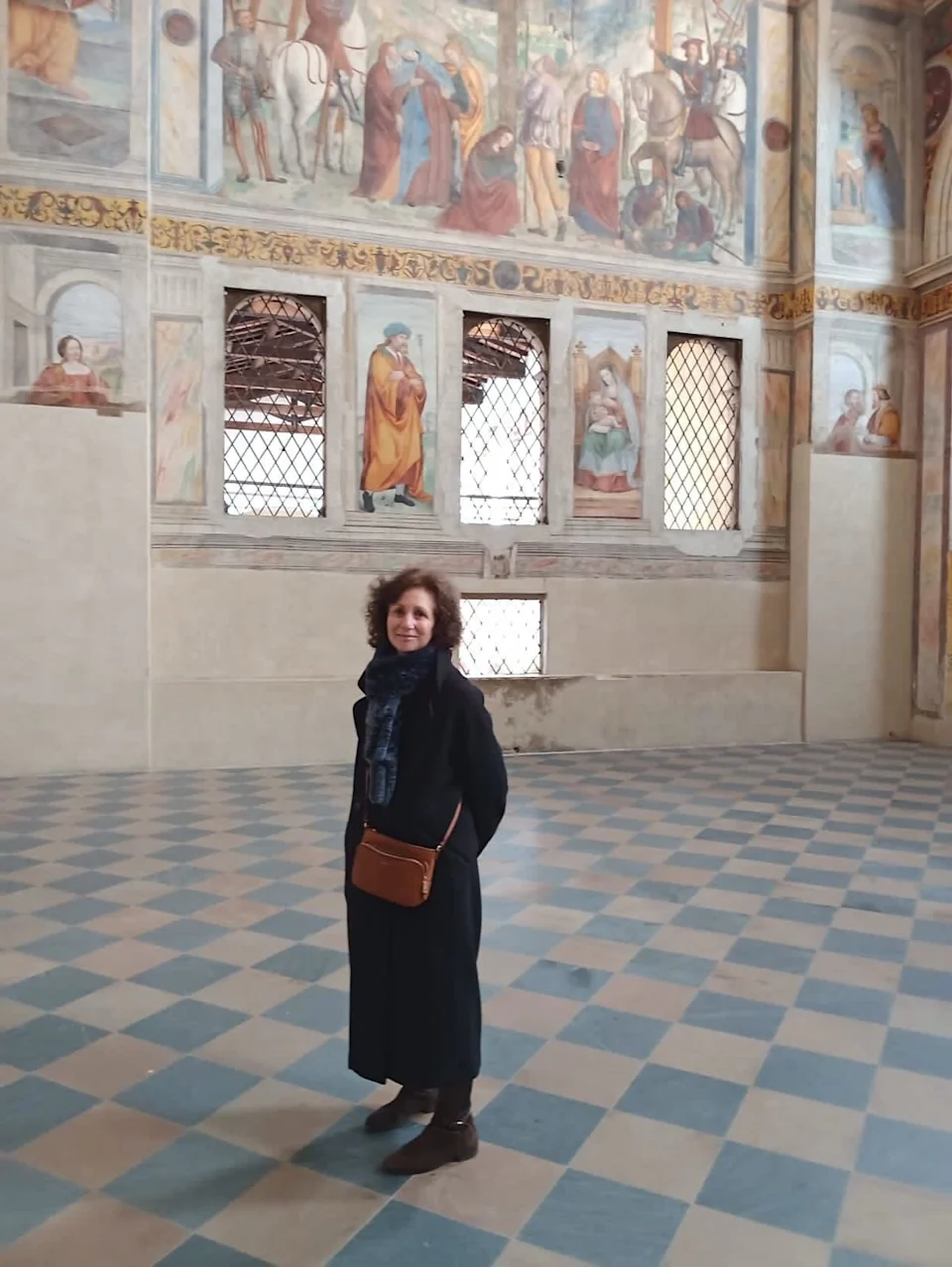 Lisa La Valle at the Oratorio di San Giorgio in Padua, Italy.