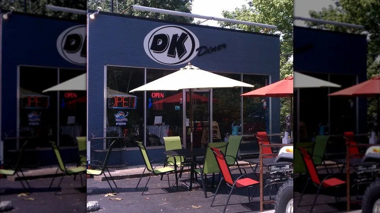Exterior of DK Diner