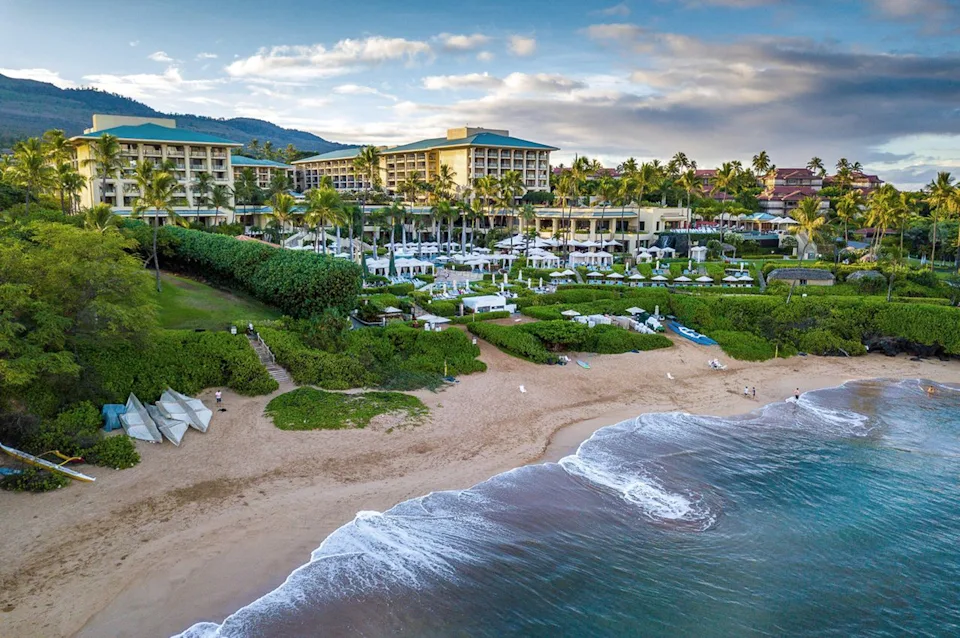 Four Seasons Resort Maui at Wailea Aerial view of the Four Seasons Resort Maui at Wailea.