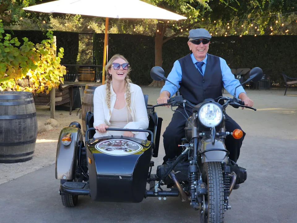 Touring the vineyards with Sidecar Tours