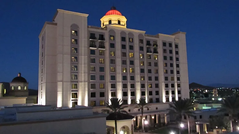 The Casino del Sol Resort in Tucson, Arizona at night