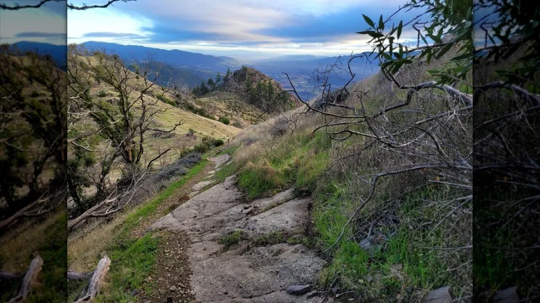 Trail at Sugarloaf Ridge State Park in Sonoma County, California