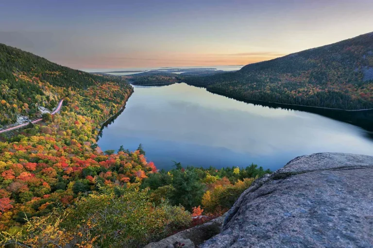 This Easy Hike in Acadia National Park Is One of Its Most Scenic—With Peaceful Forest, a Mirror-like Lake, and Mountain Backdrops