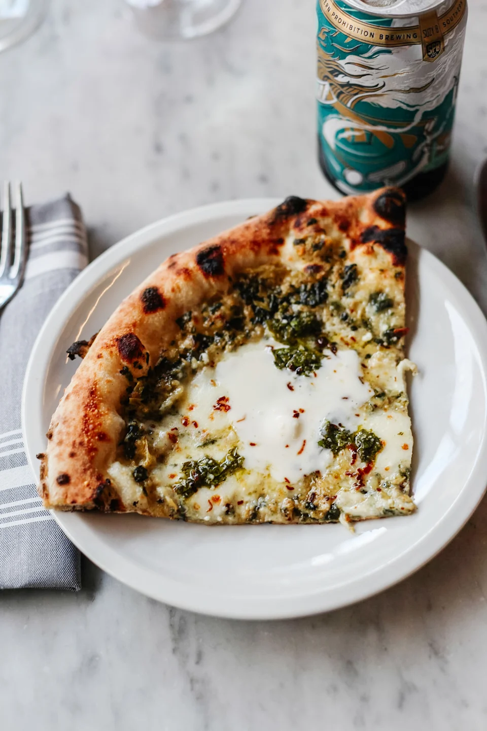 Wood-fired pizza at Saint Leo in Oxford, Mississippi