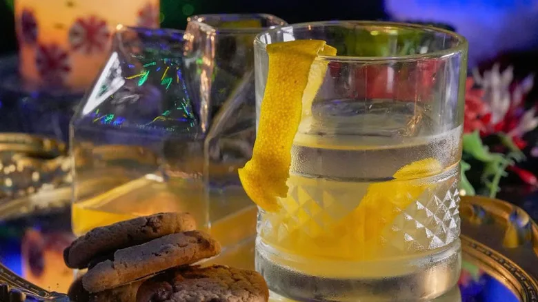 The Grinch Bar's take on Milk & Cookies as a cocktail.