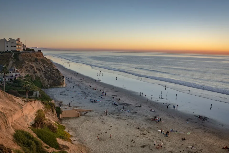 Elie/Adobe Stock Sunset over Solana Beach, California.