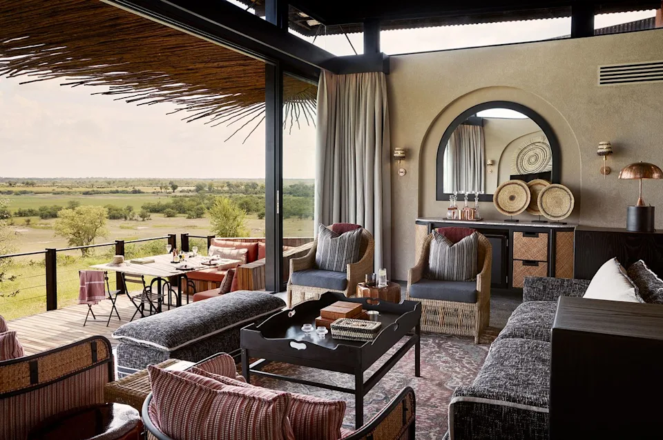 Elsa Young/Chichele Presidential Lodge Zambia The safari lounge sits between two Vista Suites and is perfect for families.