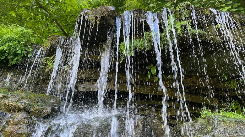 Waterfall at Rock Island Park McMinnville, Tennessee