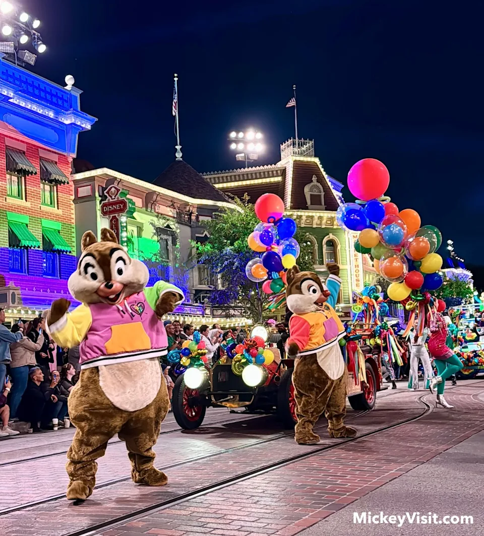 Chip and Dale cavalcade Pride Nite