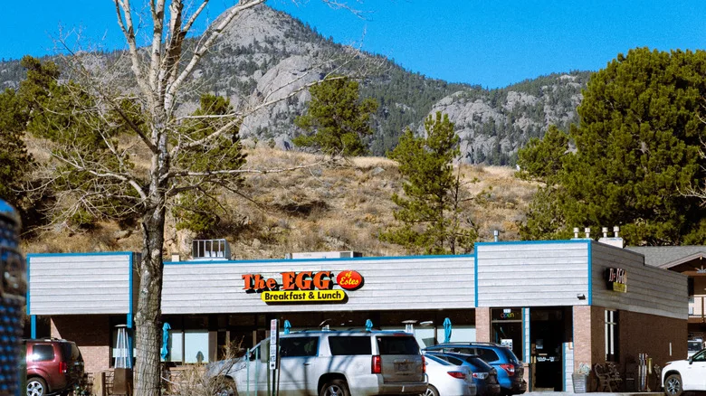 The Egg of Estes with The Rockies just behind