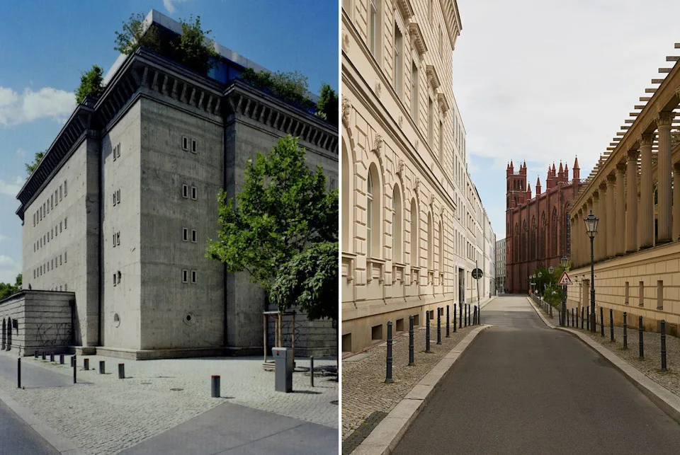 Boros Collection Berlin, alley on Museum Island, Berlin