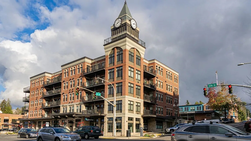 Fairhaven district, Bellingham, Washington USA - 1292024: A historic and picturesque neighborhood for its charming, small town atmosphere and vibrant arts and culture scene established in 1800s
