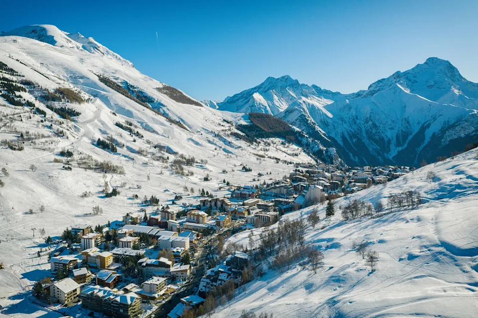 Les Deux Alpes resort.
