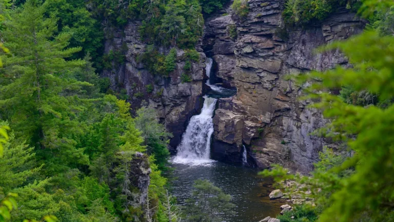 Some Of The Blue Ridge Parkway’s Best Waterfall Views Are Found On This Short, Scenic Trail