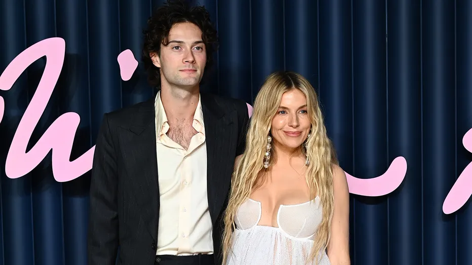 Sienna Miller and Oli Green at the Fashion Awards 2025 in London in December.