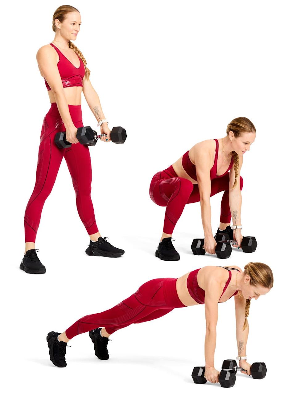 dumbbell sprawl
